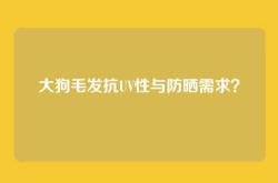 大狗毛发抗UV性与防晒需求？