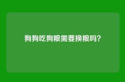 狗狗吃狗粮需要换粮吗？