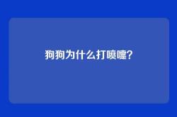 狗狗为什么打喷嚏？