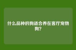 什么品种的狗适合养在客厅宠物狗？