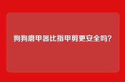 狗狗磨甲器比指甲剪更安全吗？