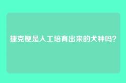 捷克梗是人工培育出来的犬种吗？