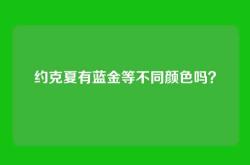 约克夏有蓝金等不同颜色吗？
