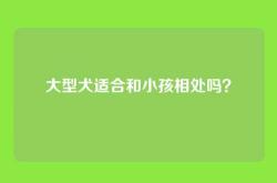 大型犬适合和小孩相处吗？