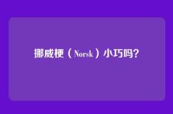 挪威梗（Norsk）小巧吗？