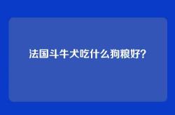 法国斗牛犬吃什么狗粮好？