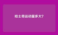 哈士奇运动量多大？