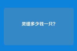 灵缇多少钱一只？