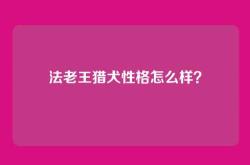 法老王猎犬性格怎么样？