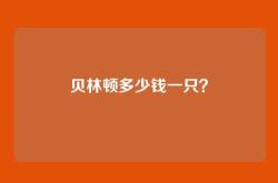 贝林顿多少钱一只？