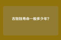 吉娃娃寿命一般多少年？