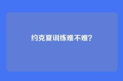 约克夏训练难不难？