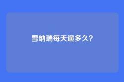 雪纳瑞每天遛多久？