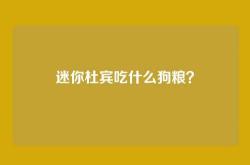 迷你杜宾吃什么狗粮？