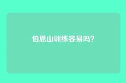 伯恩山训练容易吗？