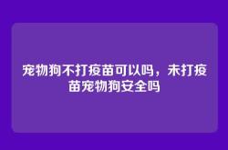 宠物狗不打疫苗可以吗，未打疫苗宠物狗安全吗