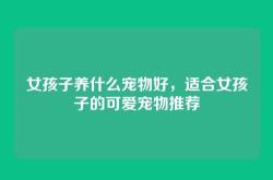 女孩子养什么宠物好，适合女孩子的可爱宠物推荐