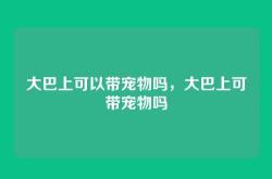 大巴上可以带宠物吗，大巴上可带宠物吗