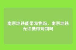 南京地铁能带宠物吗，南京地铁允许携带宠物吗
