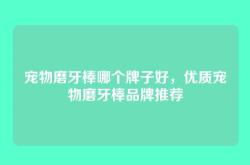 宠物磨牙棒哪个牌子好，优质宠物磨牙棒品牌推荐