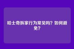 哈士奇拆家行为常见吗？如何避免？