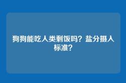 狗狗能吃人类剩饭吗？盐分摄入标准？