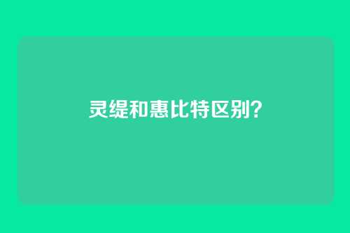 灵缇和惠比特区别?